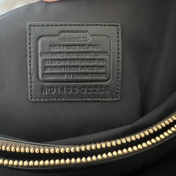 Large Saffiano Leather Coach Purse - Picture 6 of 6